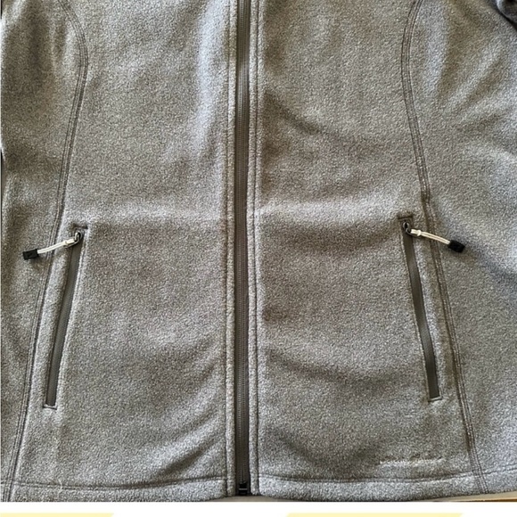 Eddie Bauer First Ascent Fleece Sweater Gorpcore Knit Jacket, Gray, Size M/P - Picture 11 of 16